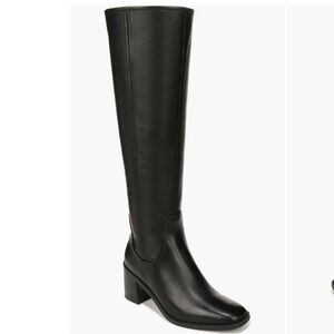27 Edit Naturalizer Size 9 WC Wide Calf Black Leather Tall Boots NEW Edda $265